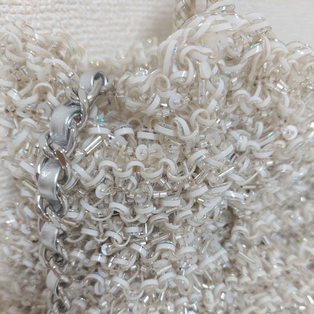 アンテプリマ ワイヤーグリッター 限定 オーロラホワイト バッグ ななめがけ