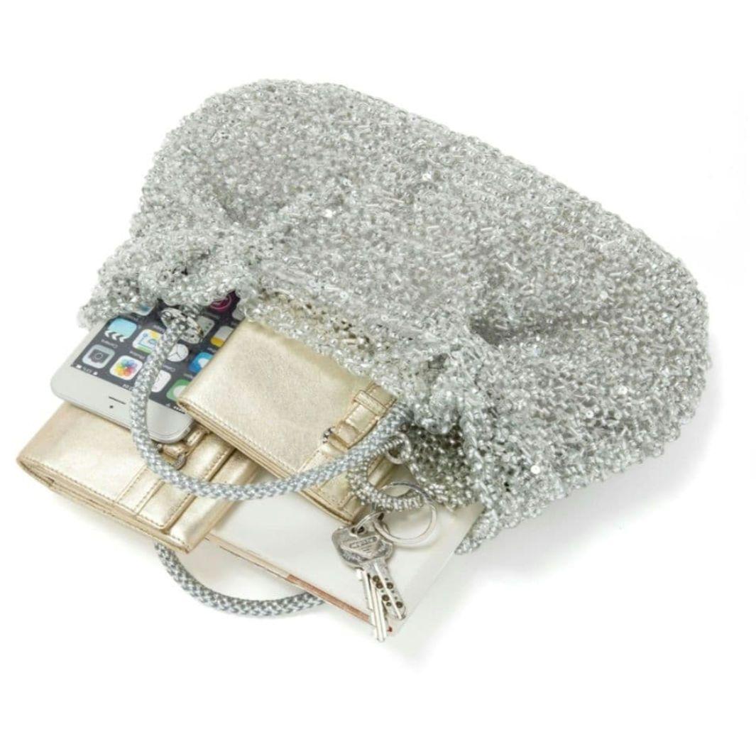 アンテプリマ ワイヤーグリッター 限定 オーロラホワイト バッグ ななめがけ