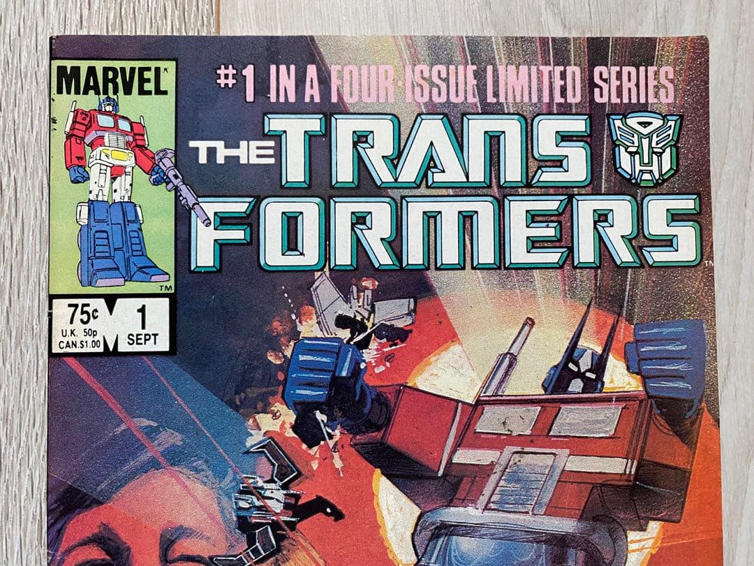 アメコミ Transformers 1 初登場 マーベル　スパイダーマン　レア