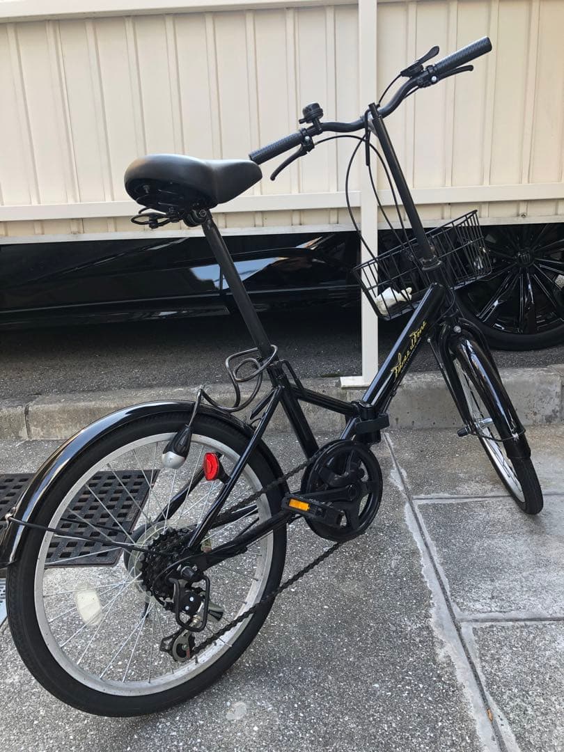 折りたたみ自転車 20インチ シマノ製 6段ギア　鍵付き　引き取り限定