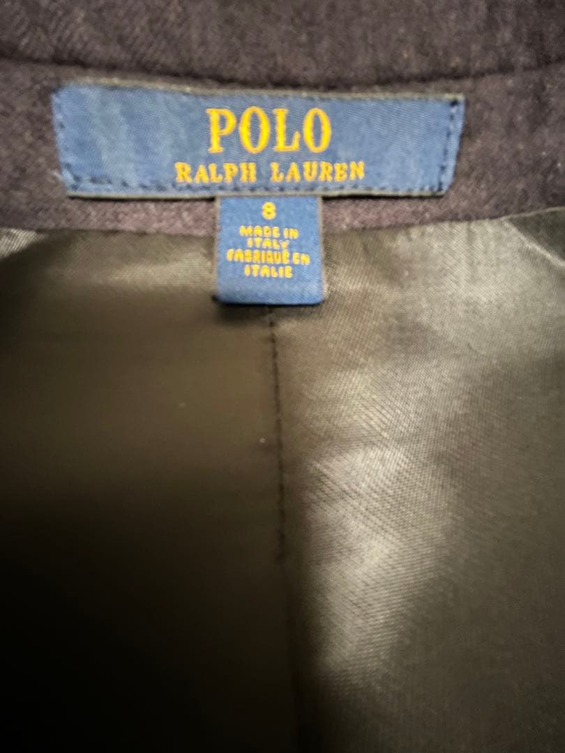 ポロ　ラルフローレン　ウール ブラスボタン スポーツコート