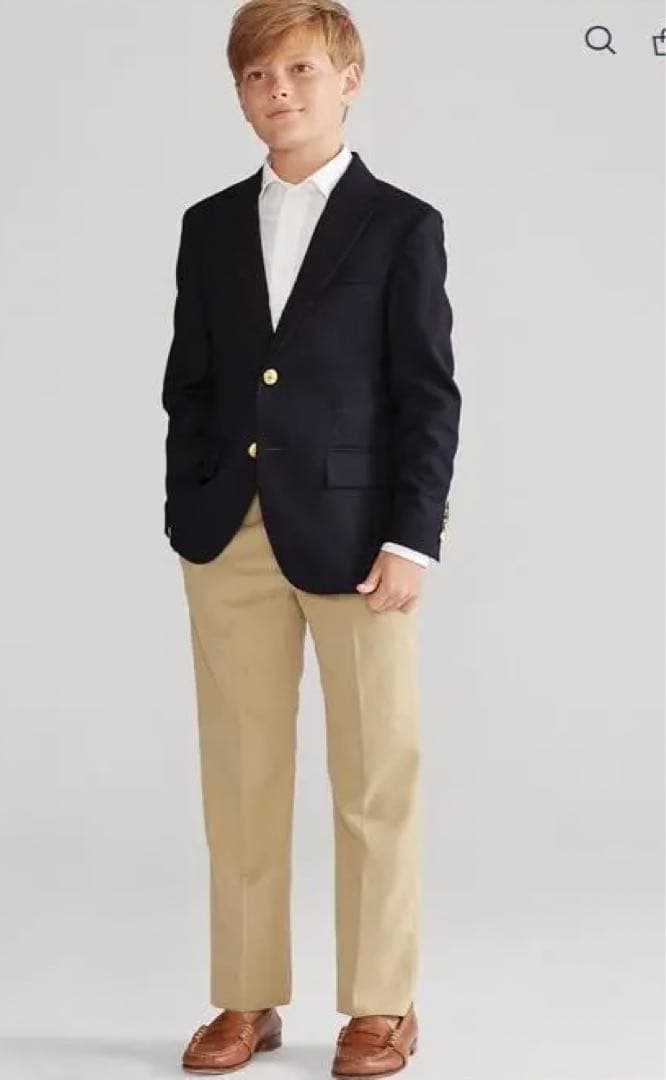 ポロ　ラルフローレン　ウール ブラスボタン スポーツコート