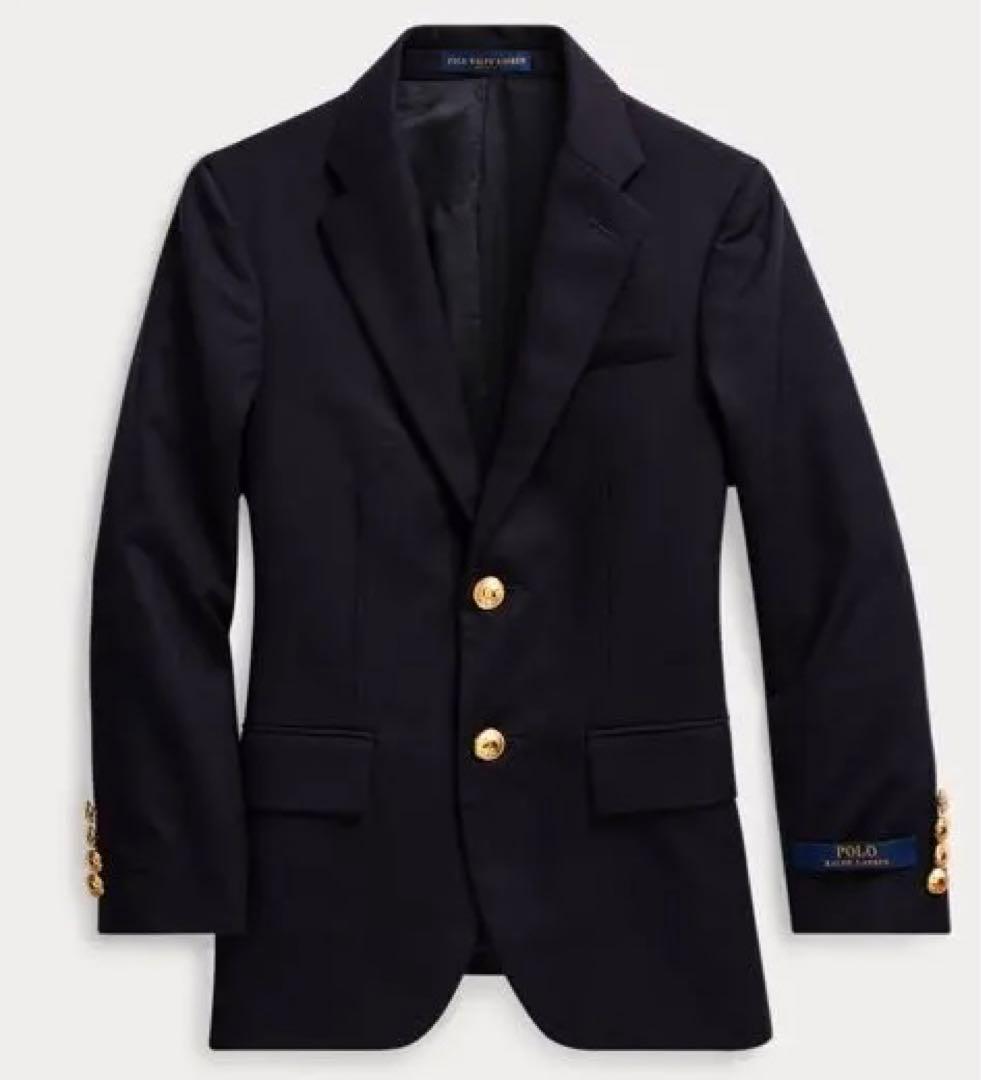 ポロ　ラルフローレン　ウール ブラスボタン スポーツコート