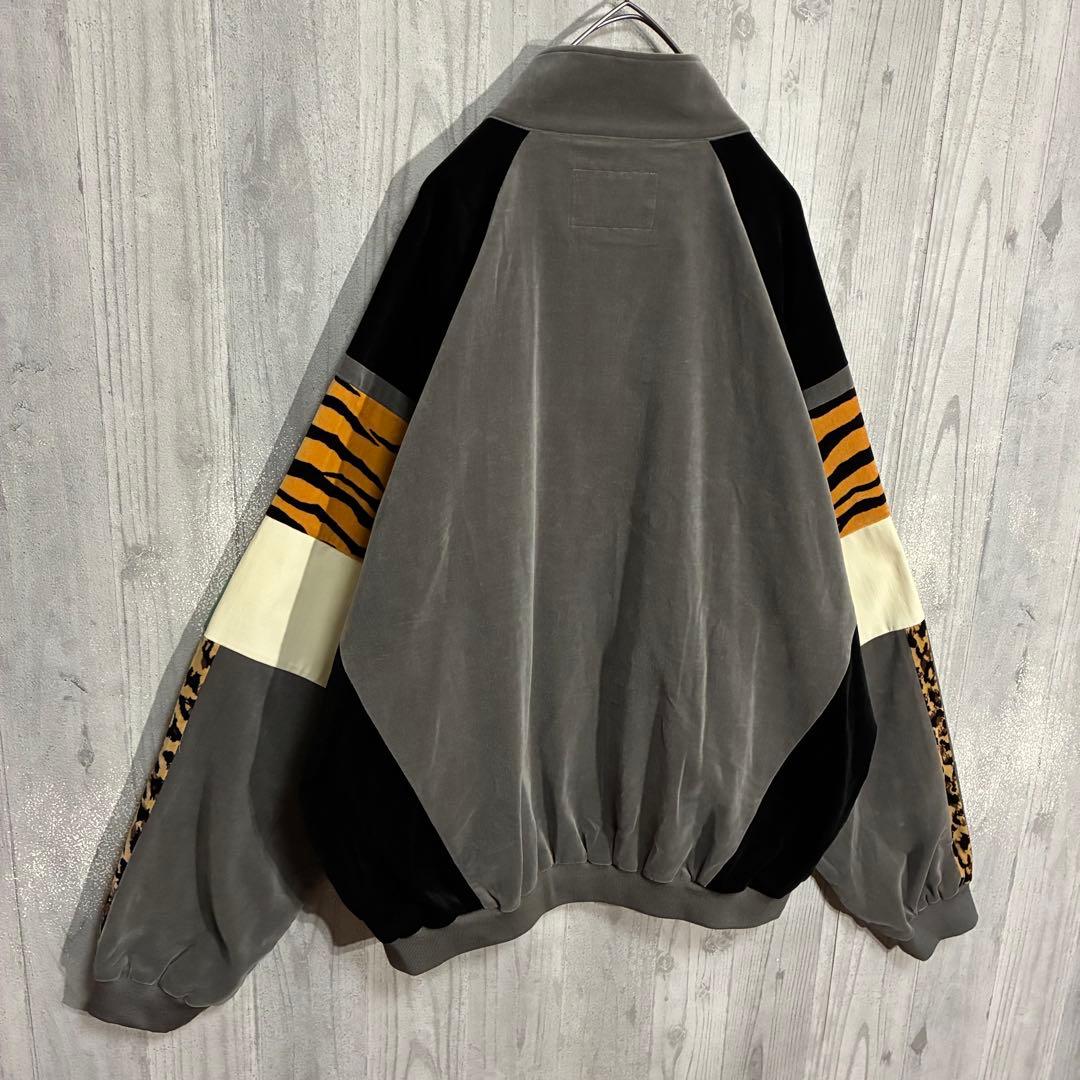 【完売モデル/タグ付】ワコマリア　刺繍ロゴ入　ベルベットトラックジャケット　XL