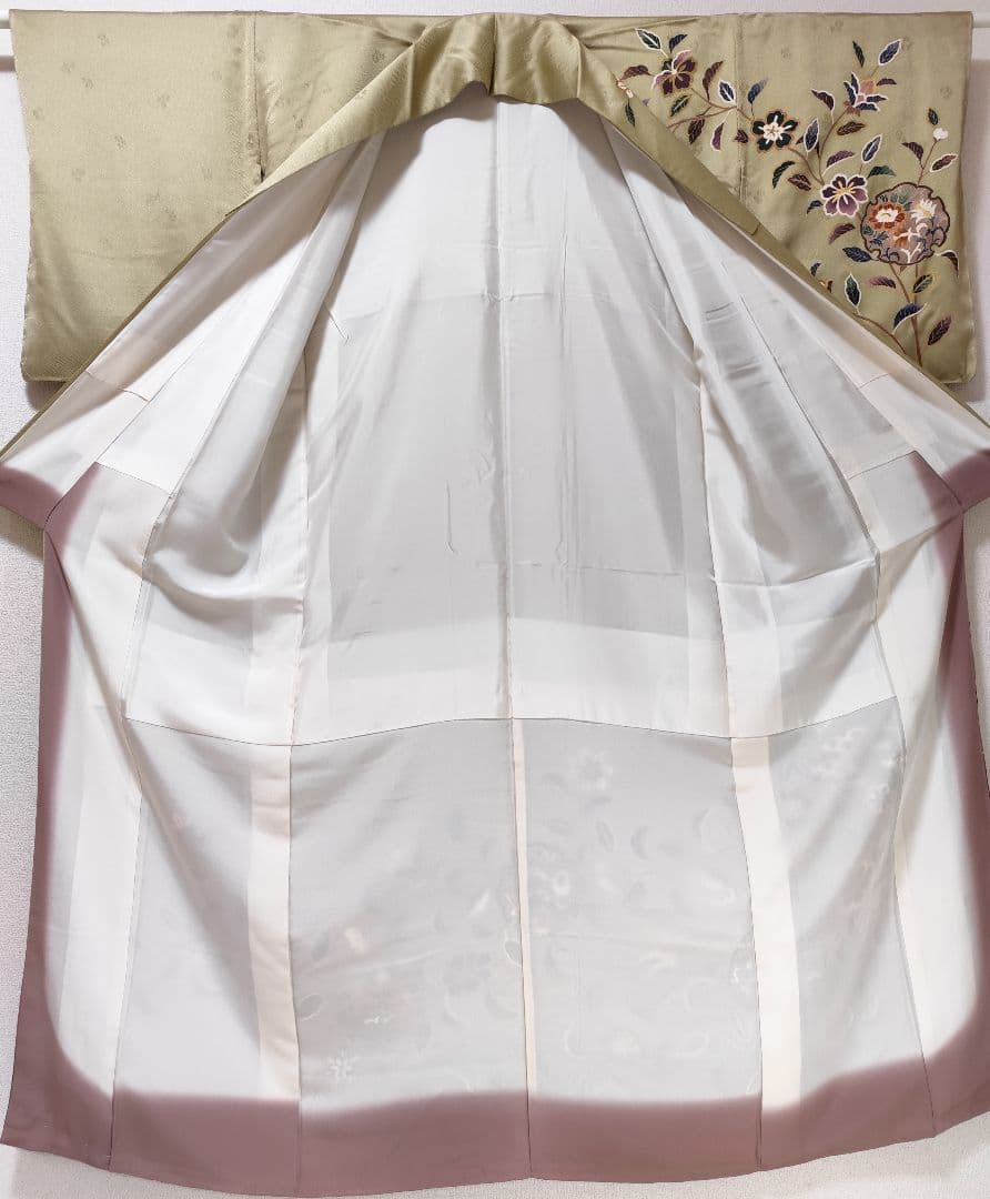 ❰6524❱ フルセット　訪問着 作家　袋帯　帯締め　帯揚げ　正絹　着物