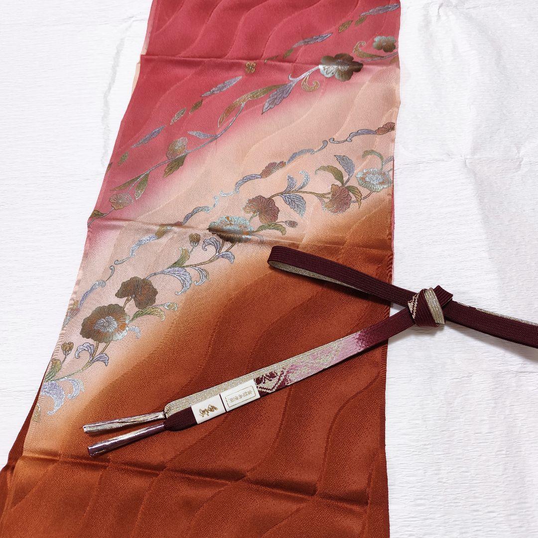 ❰6524❱ フルセット　訪問着 作家　袋帯　帯締め　帯揚げ　正絹　着物