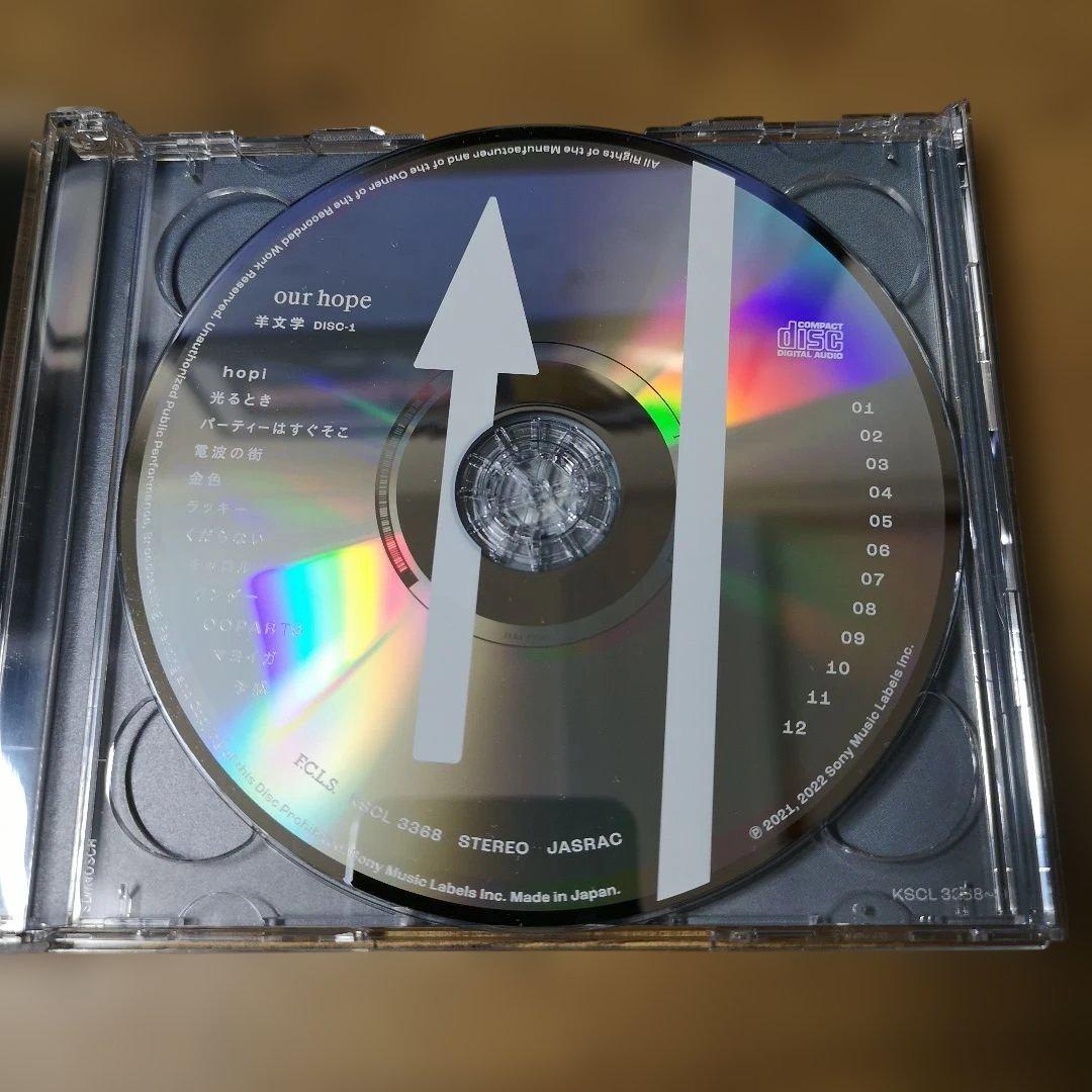 【初回限定盤 Blu-ray】羊文学 our hope