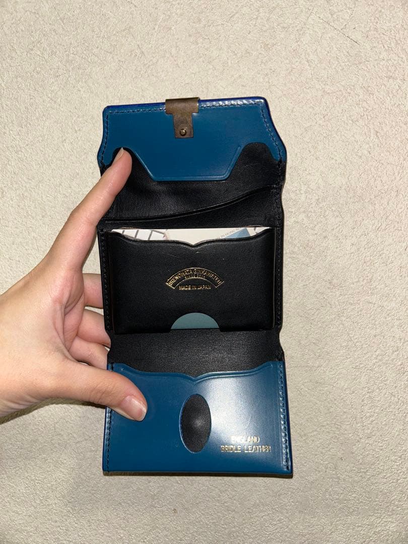 ※チキンさん専用※【池之端銀革店】Dual UK ブライドルコンパクトウォレット