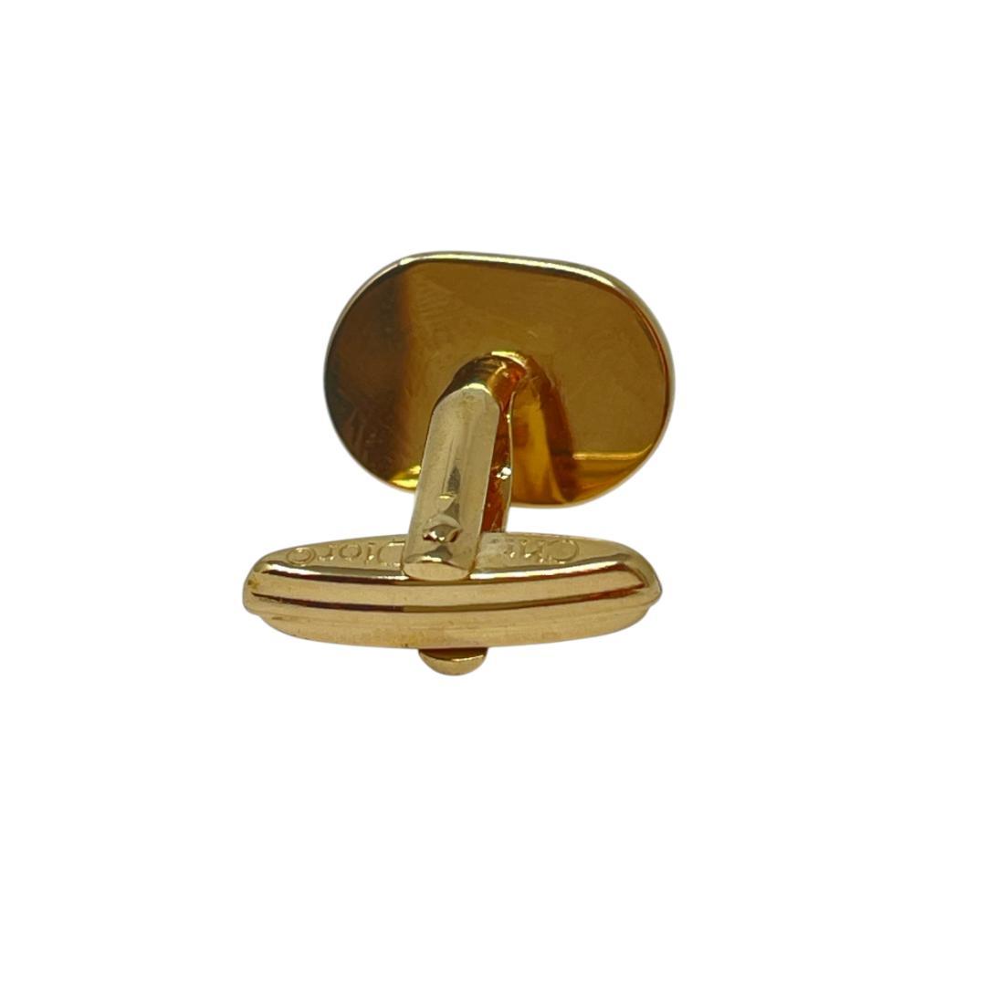 美品 箱付 80s ディオール ネクタイピン カフス ドイツ刻印 ゴールド