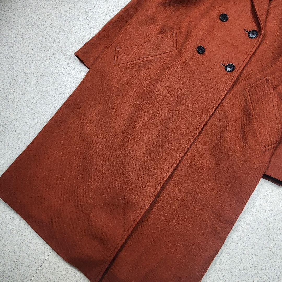 【定価7.9万】現行 PS ポールスミス ウールカルゼ ダブルチェスターコート