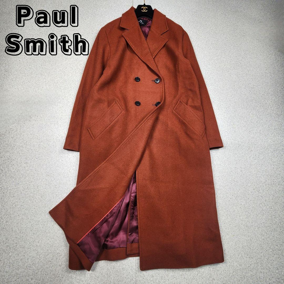 【定価7.9万】現行 PS ポールスミス ウールカルゼ ダブルチェスターコート