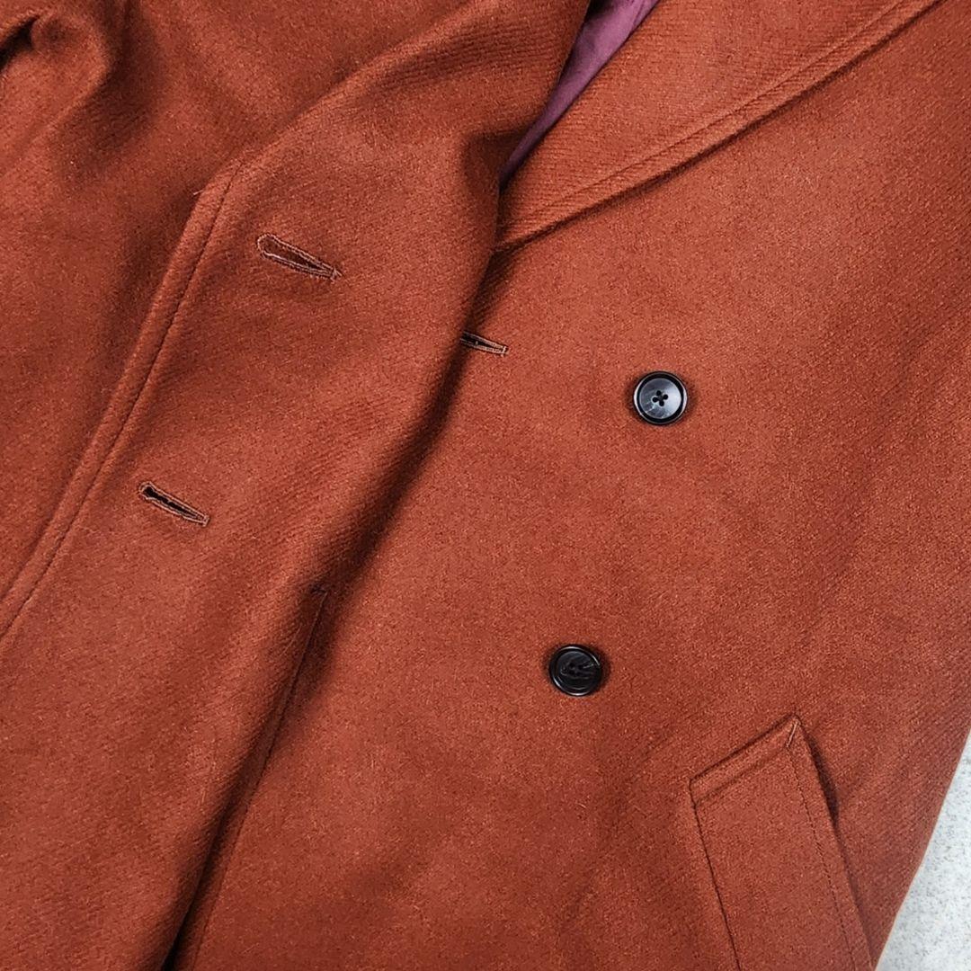 【定価7.9万】現行 PS ポールスミス ウールカルゼ ダブルチェスターコート