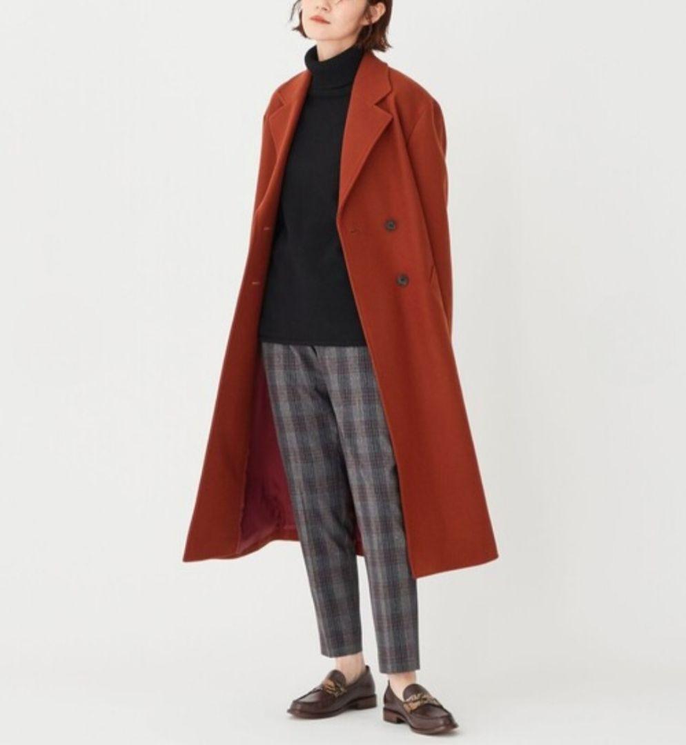 【定価7.9万】現行 PS ポールスミス ウールカルゼ ダブルチェスターコート