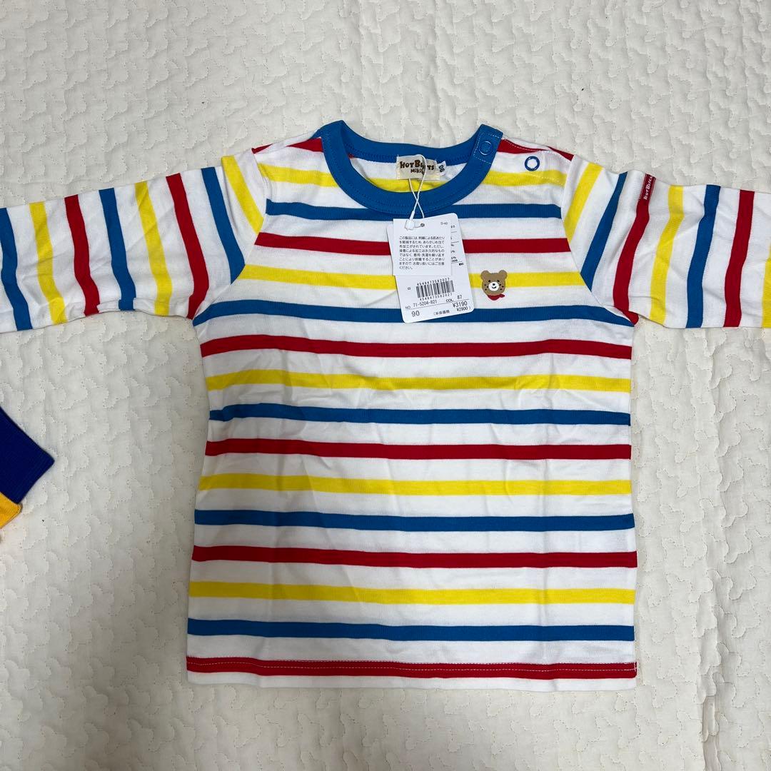 【新品タグ付き】ホットビスケッツ　ミキハウス　セット　サイズ90