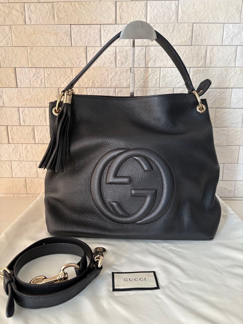 GUCCI　ソーホー２way ショルダーバッグ