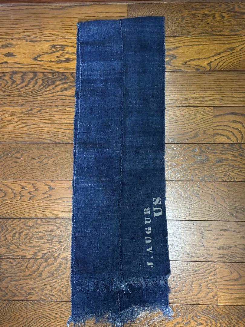【美品】ジュディーオーガー/J.AUGUR /ヴィンテージデニム生地/マフラー