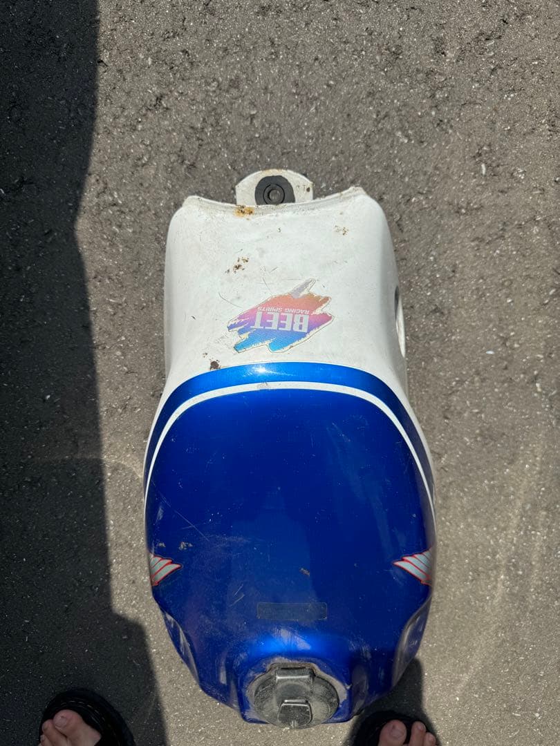 HONDA バイクタンク 青 CBRタンク鍵無し