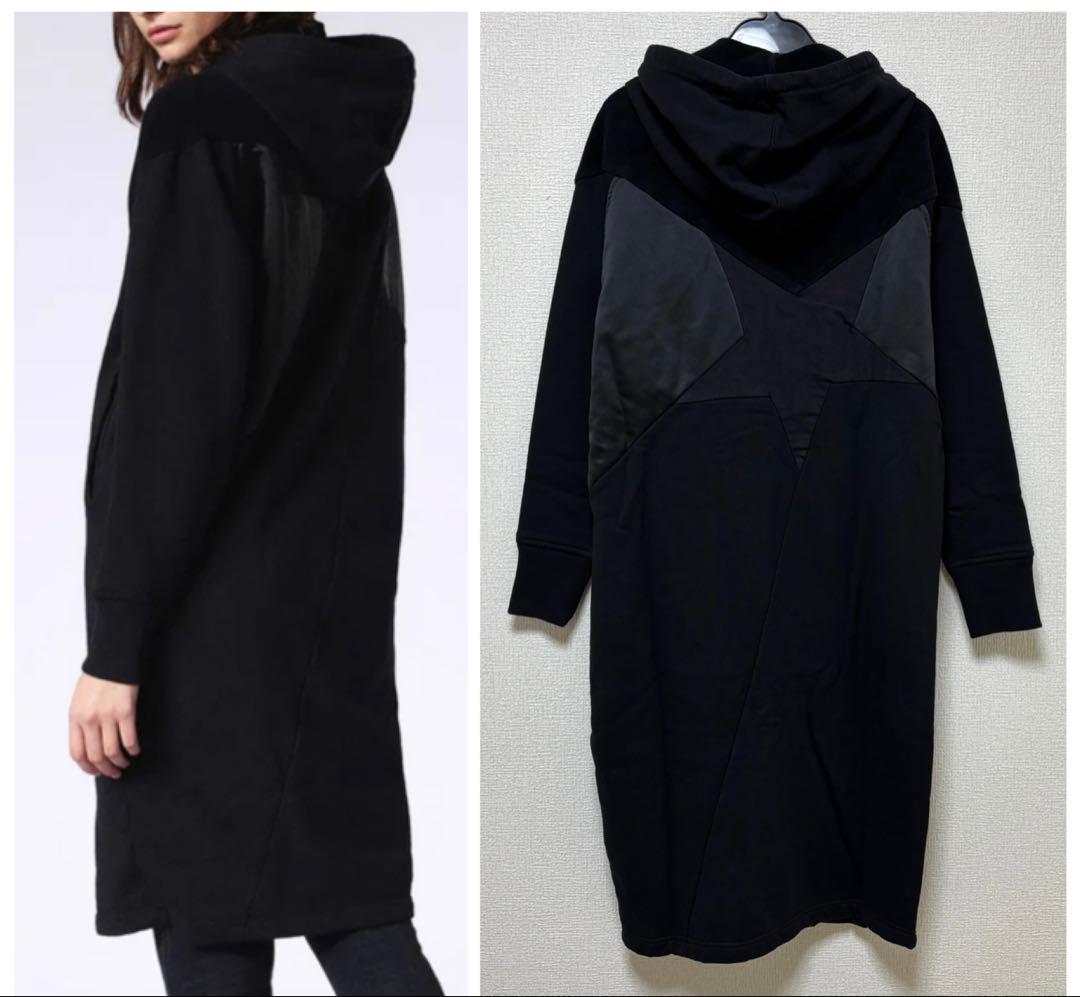 新品未使用 タグ付き DIESEL フード付き ジャケット コート パッチワーク