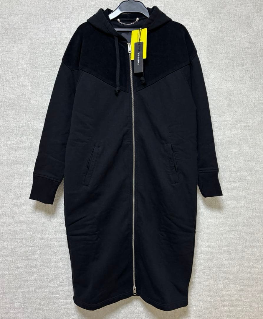 新品未使用 タグ付き DIESEL フード付き ジャケット コート パッチワーク