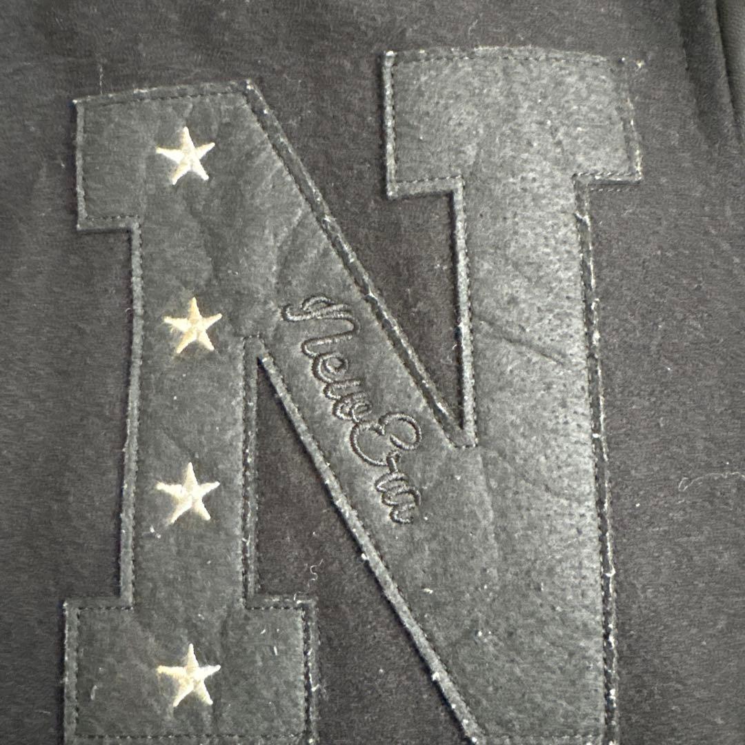 NEW ERA スタジャン ラムレザー キルティング サイズM