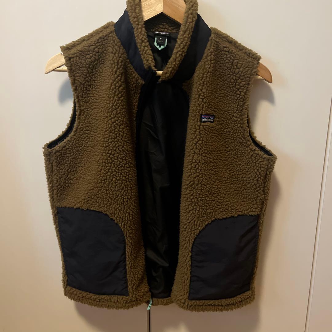 【美品】patagonia K's RETRO-X フリースベスト 14XL