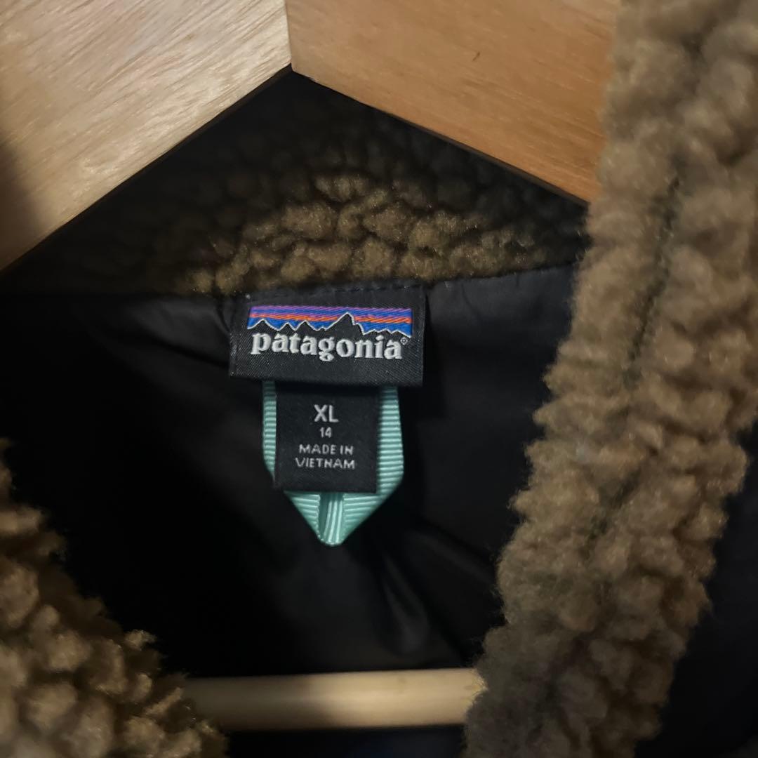 【美品】patagonia K's RETRO-X フリースベスト 14XL
