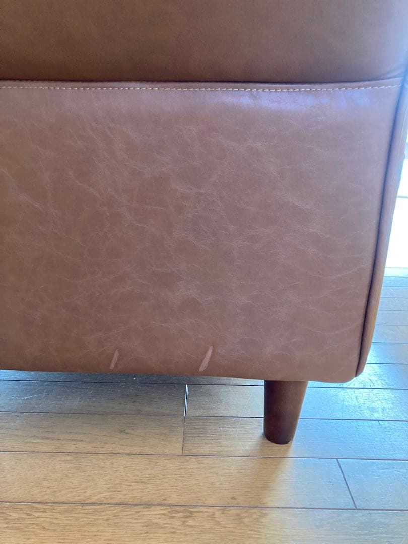 ヴィンテージ風3人掛けソファ