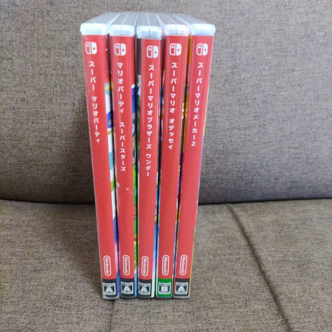 マリオ5本セット　switchソフト
