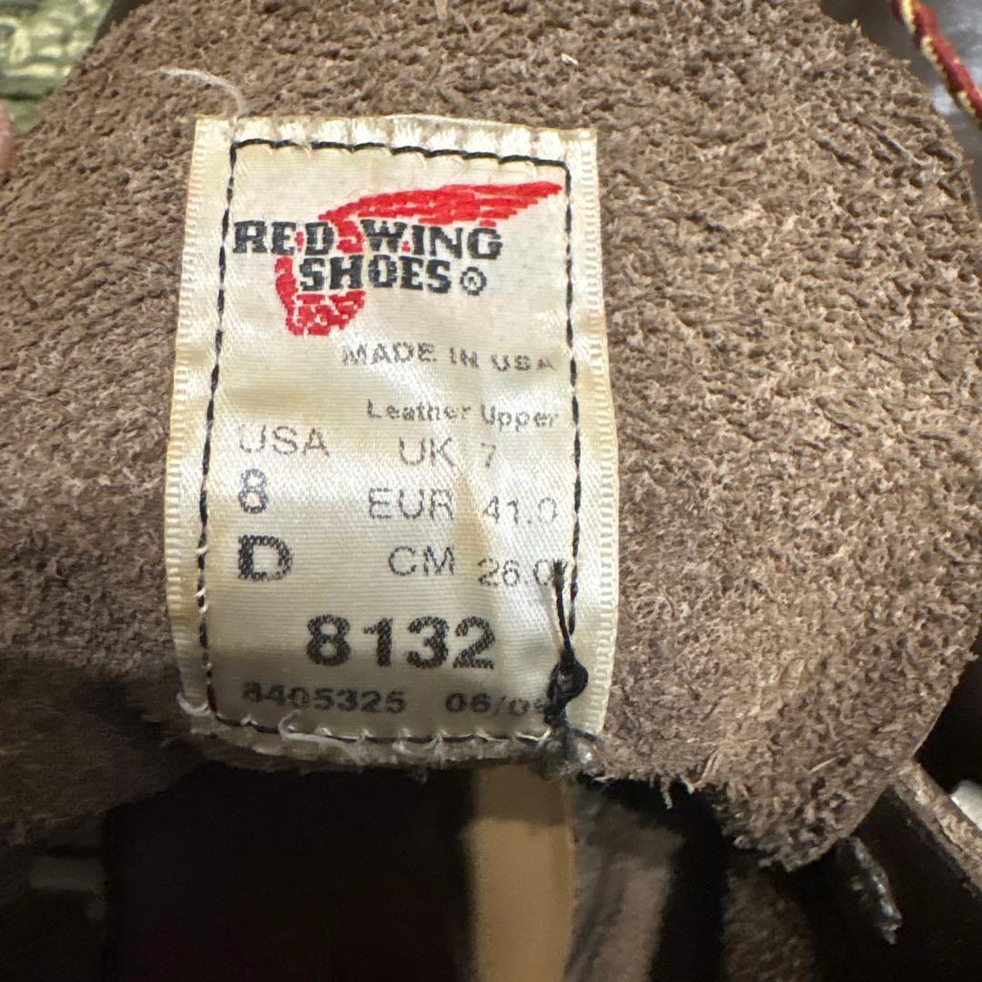 REDWING 8132 8 D USA レッドウイング