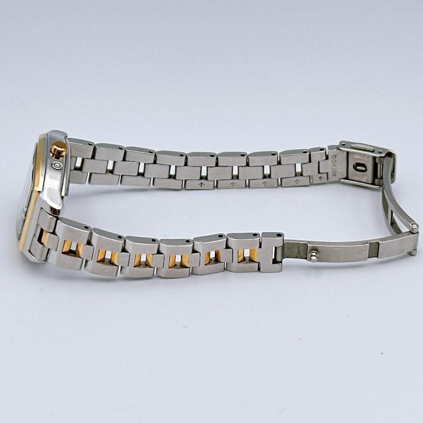 美品 セイコー ルキア ソーラー電波 レディース腕時計 ピンク文字盤 トノー型