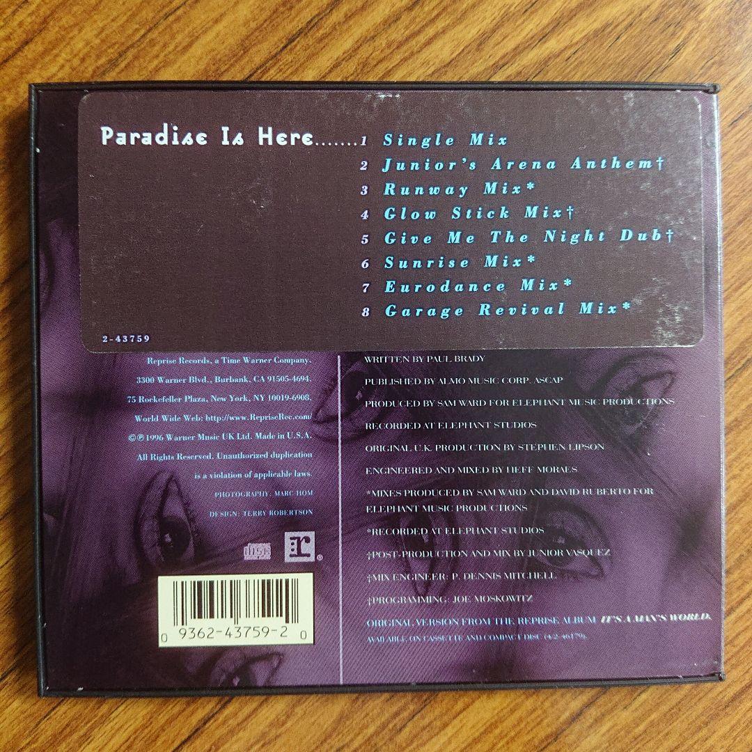 CHER/PARADISE IS HERE/JUNIOR VASQUEZ他