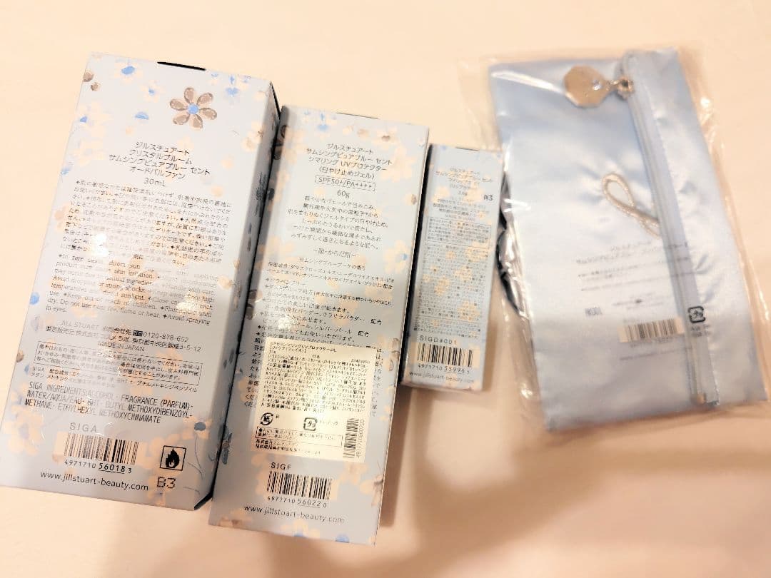 JILLSTUART 　サムシングピュアブルー　未使用４点セット