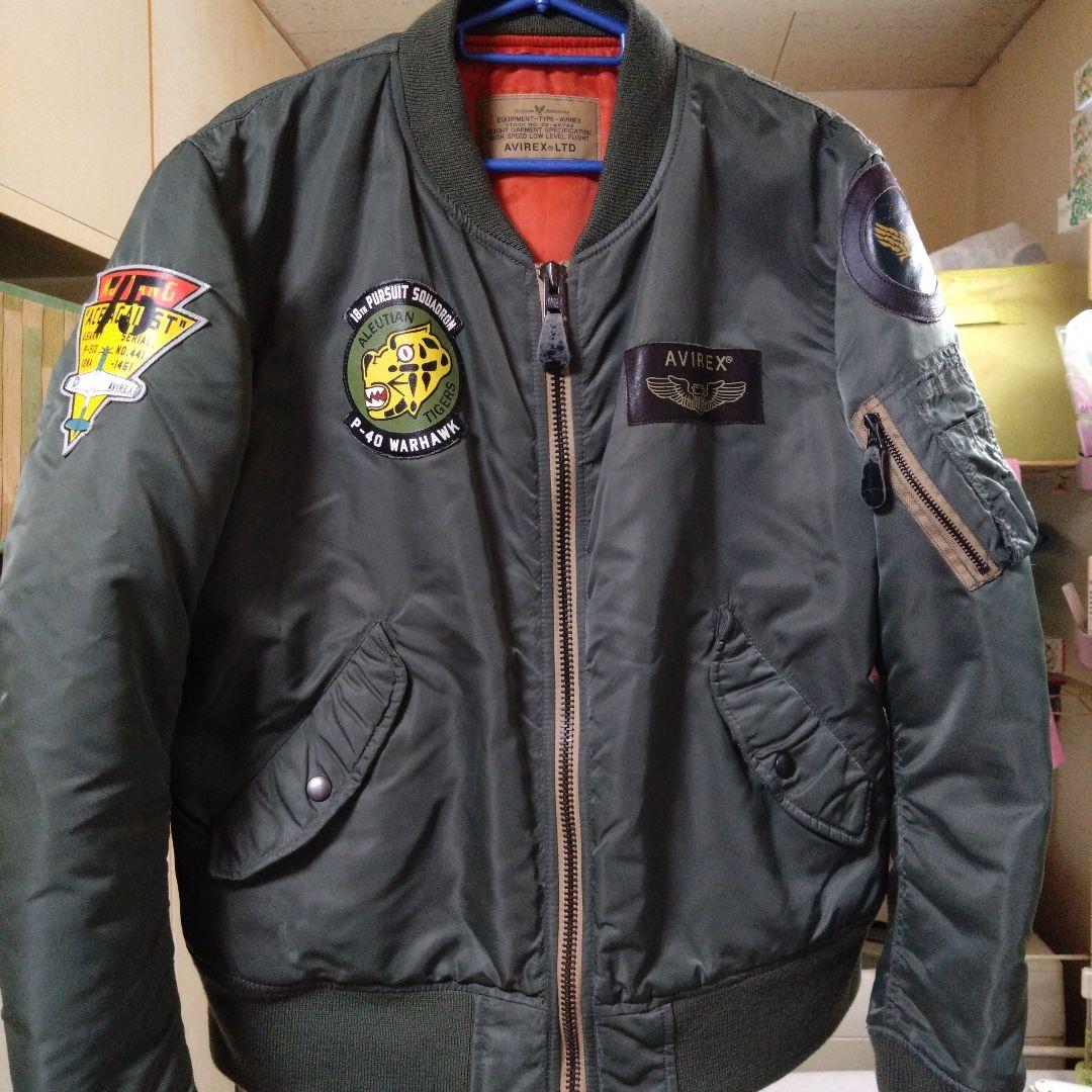 ジャケット・アウター AVIREX MA-1 ALEUTIAN TIGERS