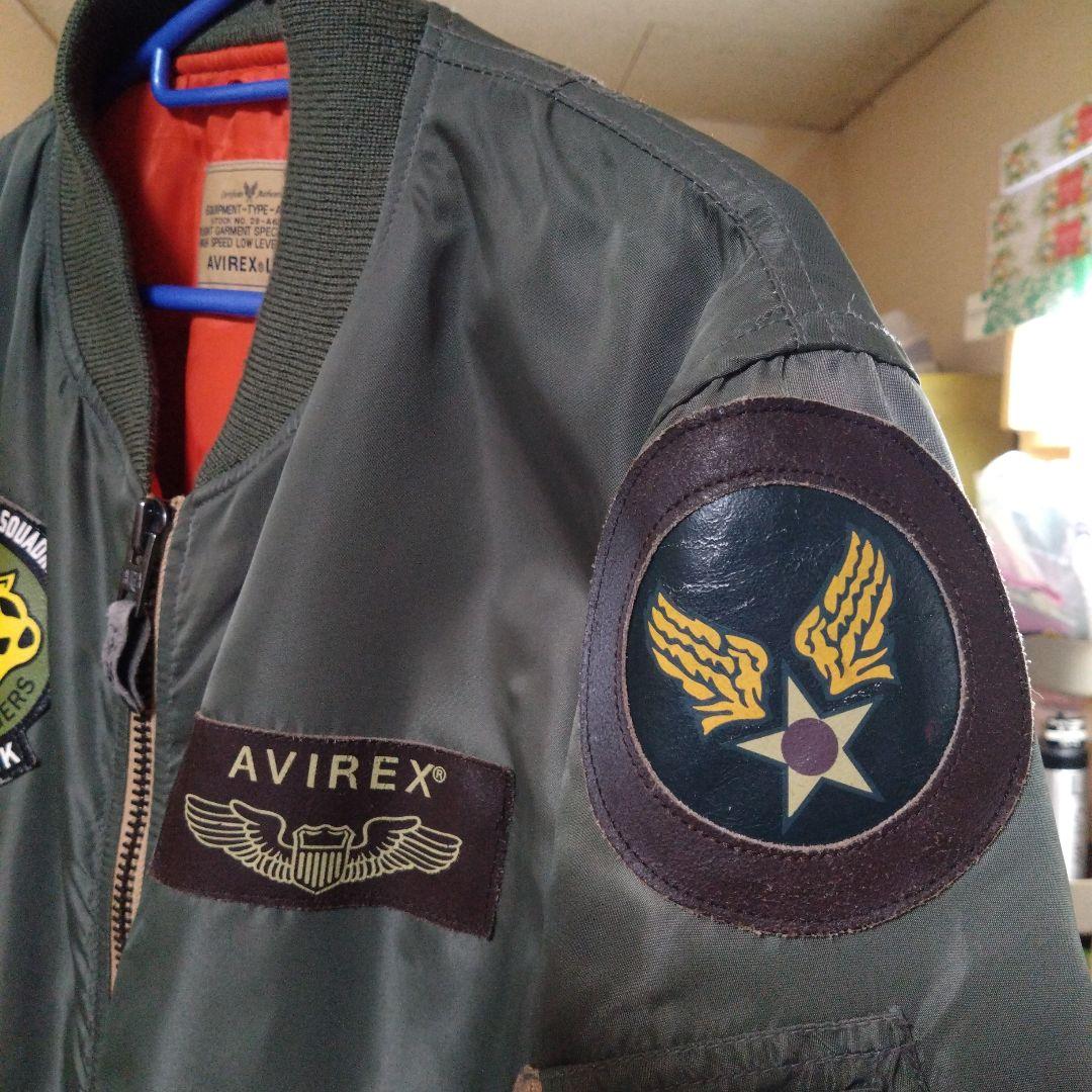 ジャケット・アウター AVIREX MA-1 ALEUTIAN TIGERS