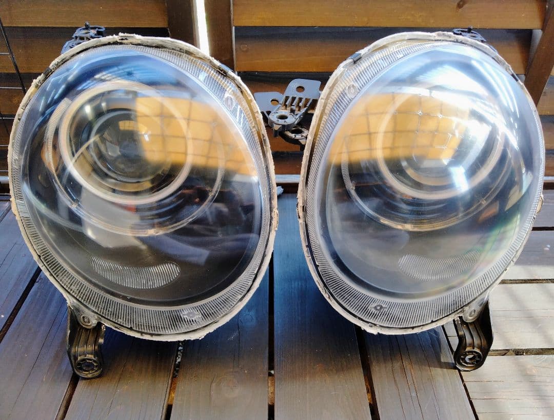 ★N-ONE ヘッドライトワンオフ加工★　送料込み　限定1点物　取付け部破損無し