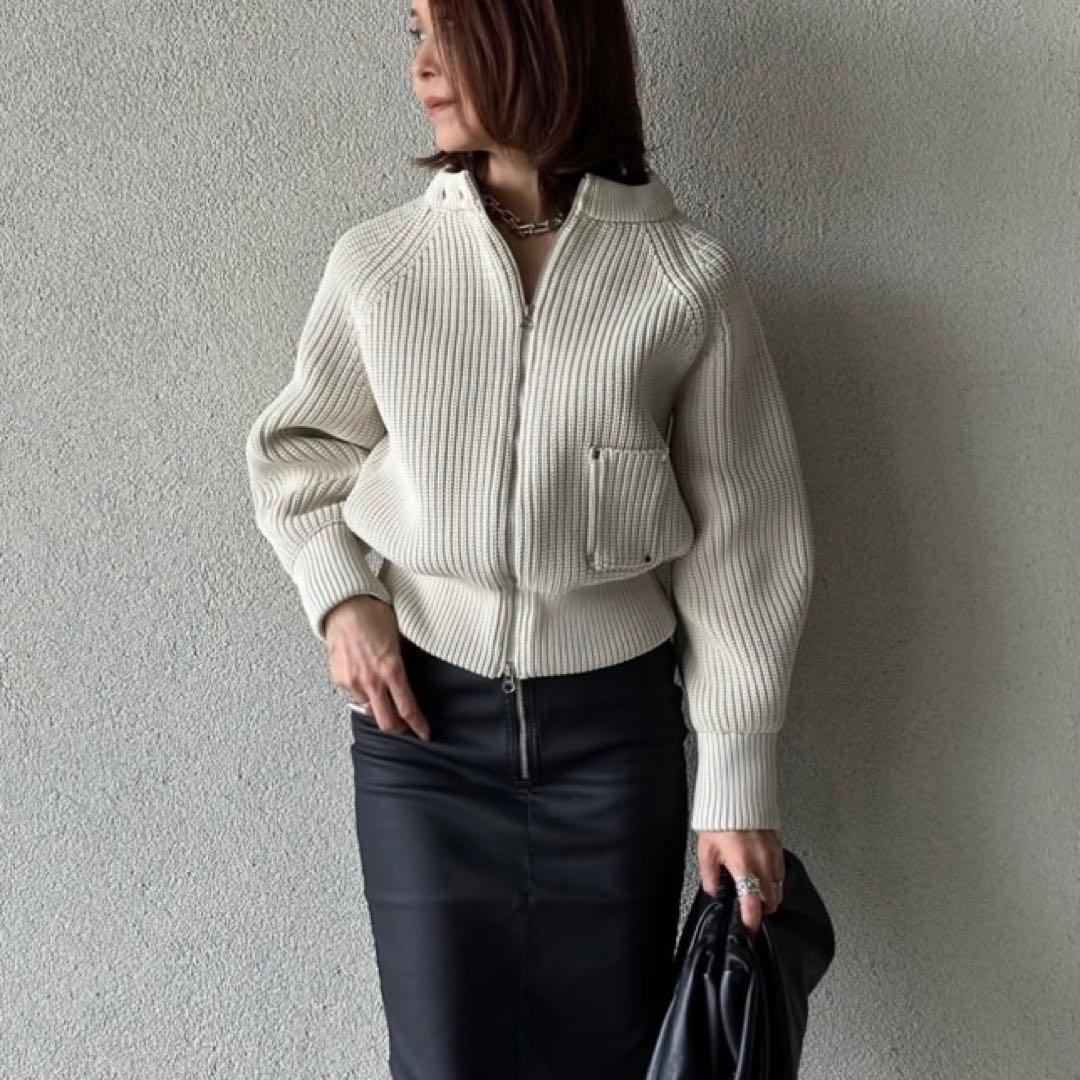 SYSORUS × akko3839　コーティングデニムタイトスカート