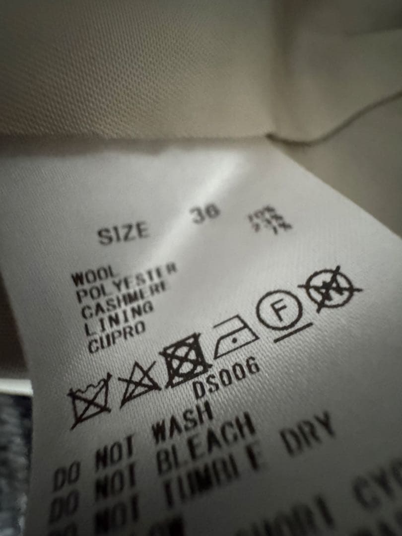 値下げ　TOMORROWLAND collection チェックダブルコート