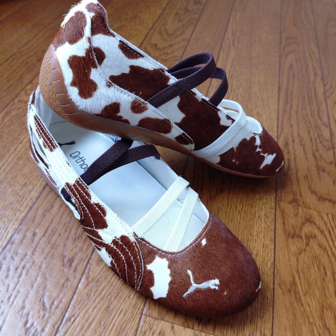 PUMA 牛柄 スニーカー スピードキャット 23.5cm 新品未使用