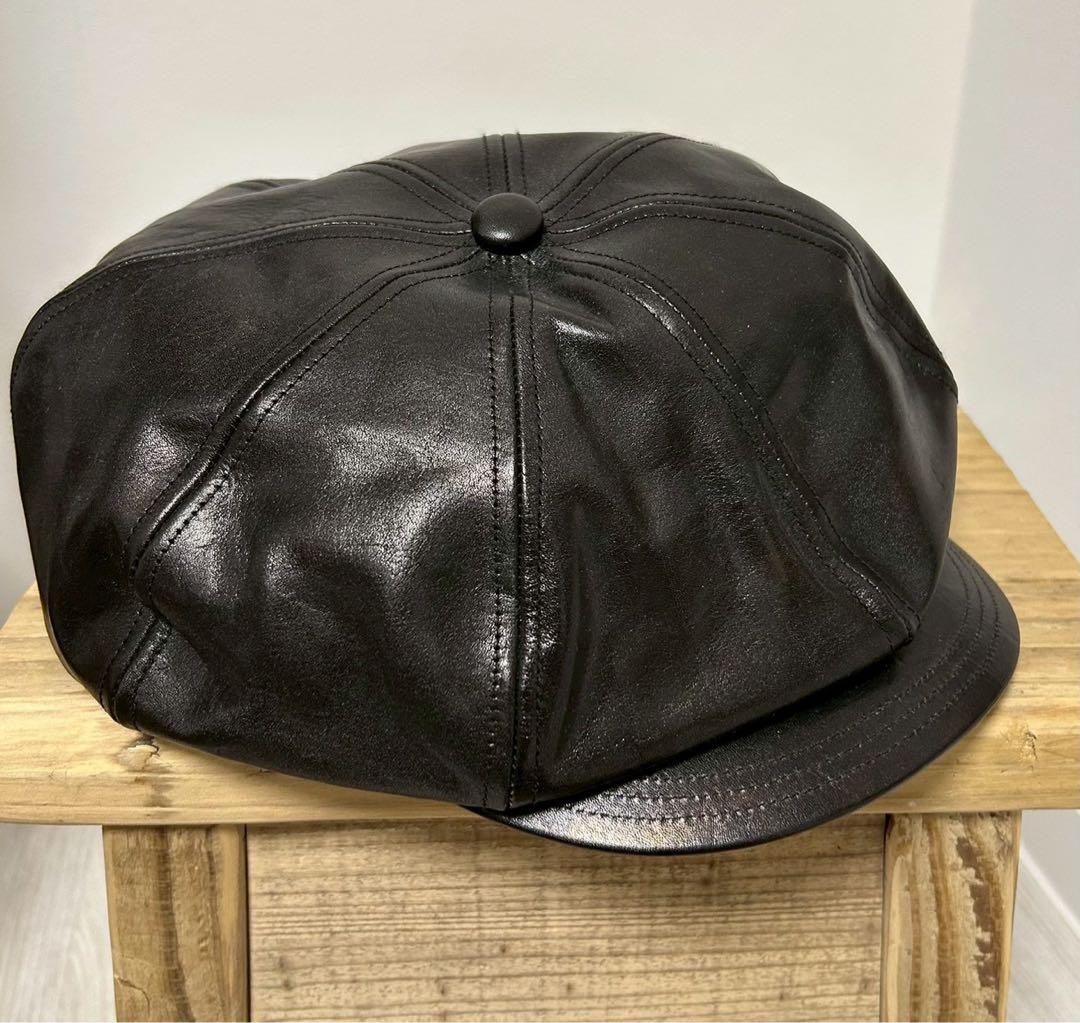 帽子 solaris old boy leather casquette 58cm