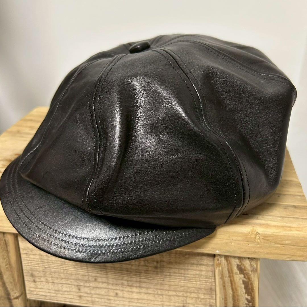 帽子 solaris old boy leather casquette 58cm