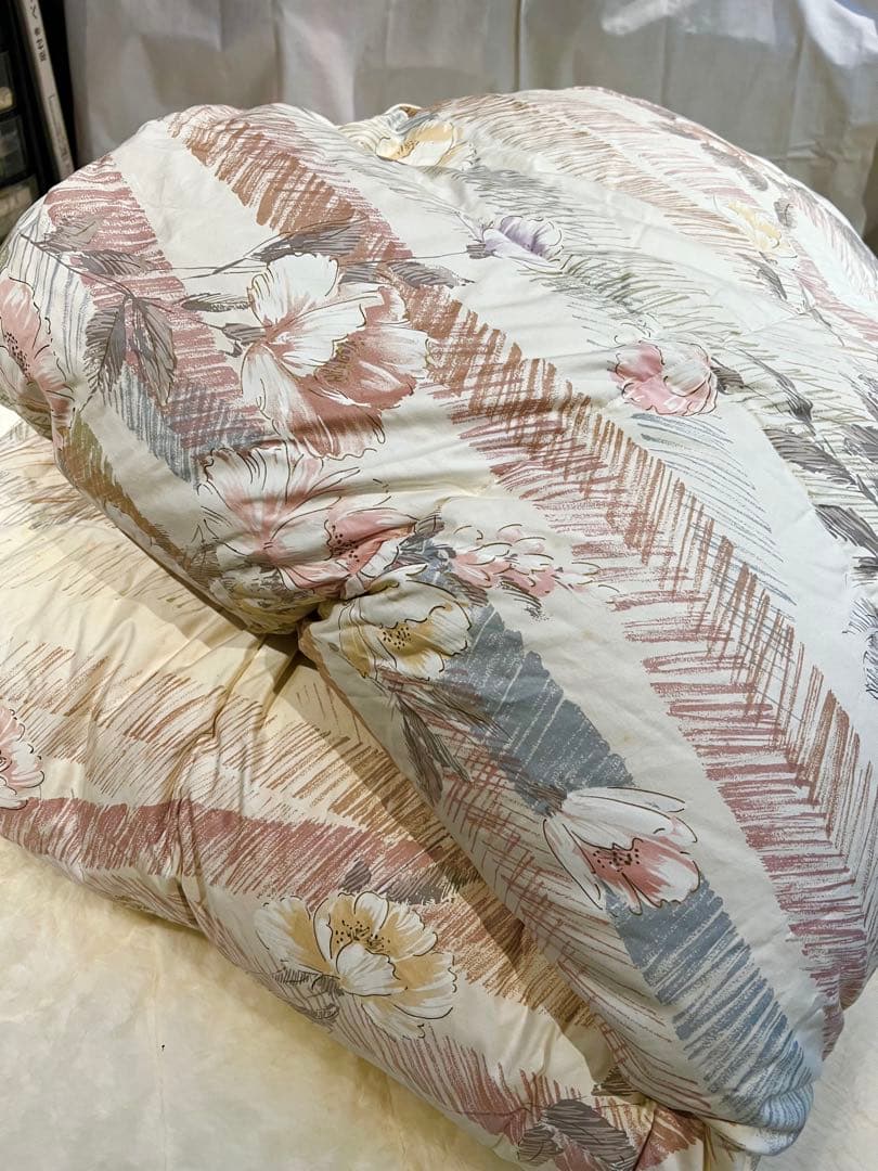 丸八真綿　羽毛掛け布団　シングル　150×210cm