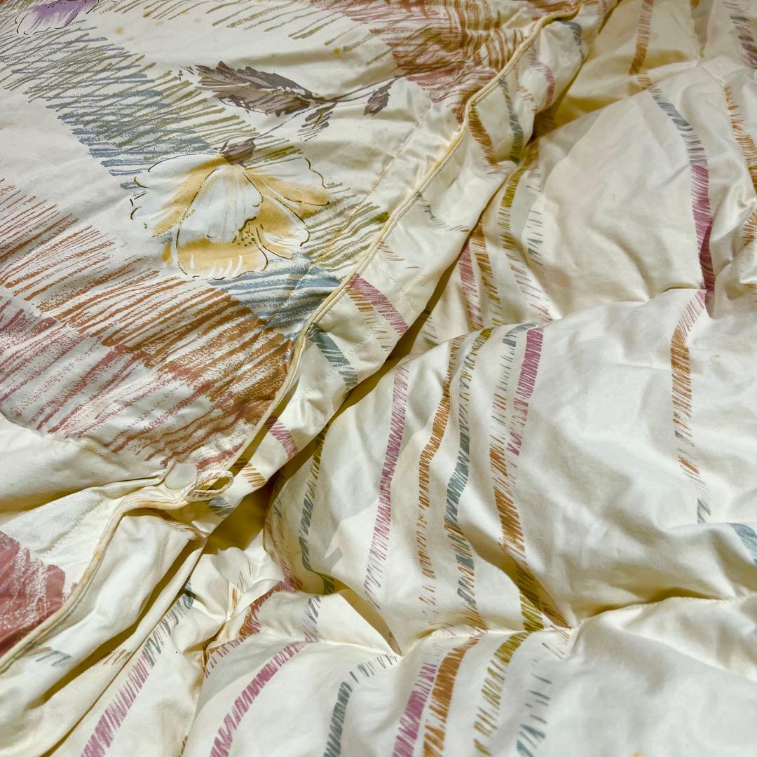 丸八真綿　羽毛掛け布団　シングル　150×210cm