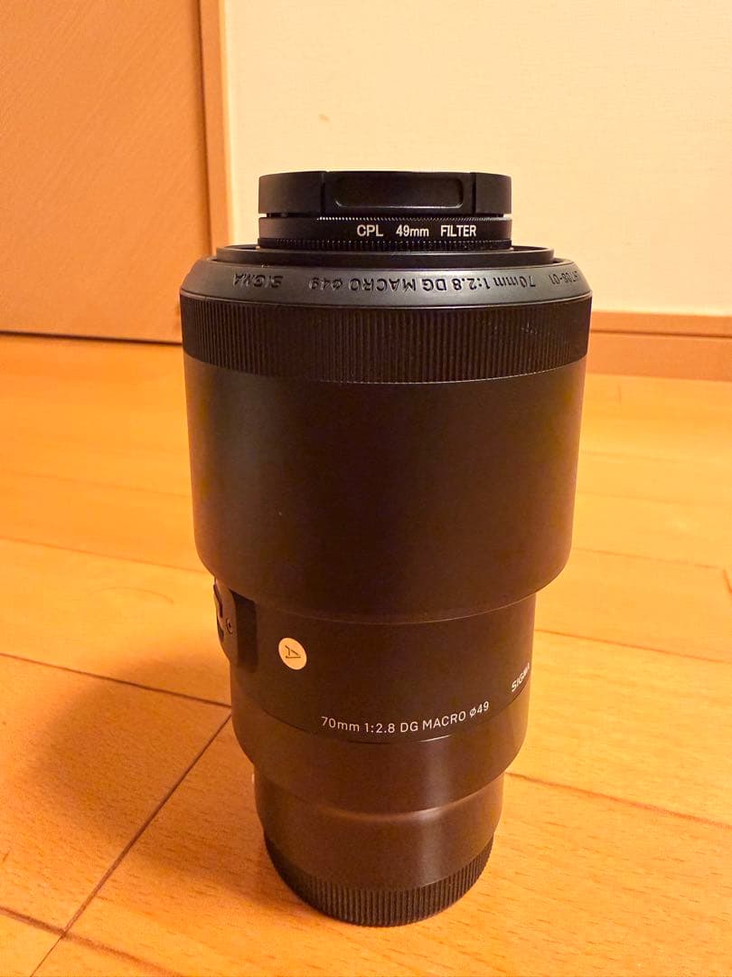 SIGMA 70mm F2.8 DG MACRO【PLフィルター付き】