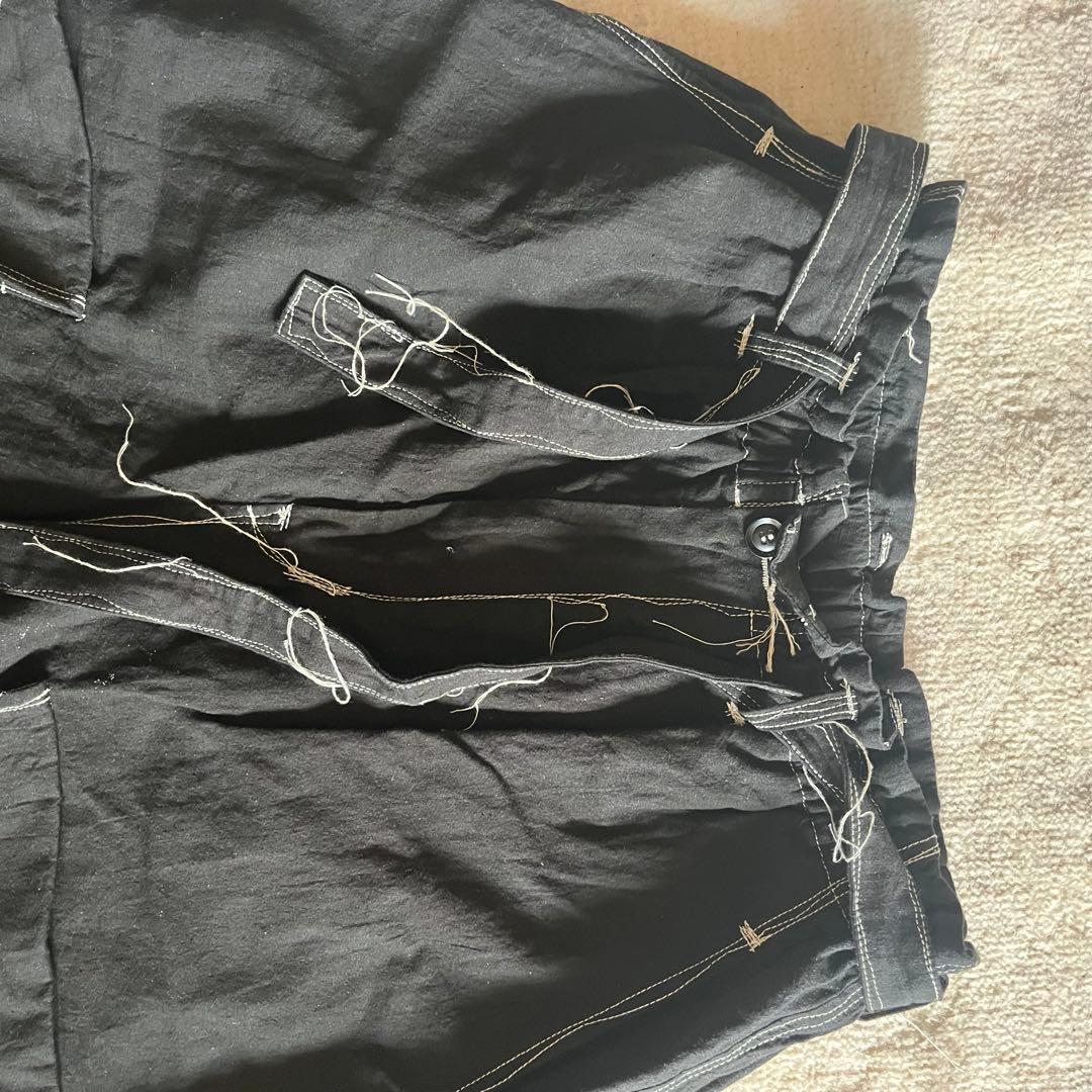 【美品】Y’s ランダムステッチハーフパンツ