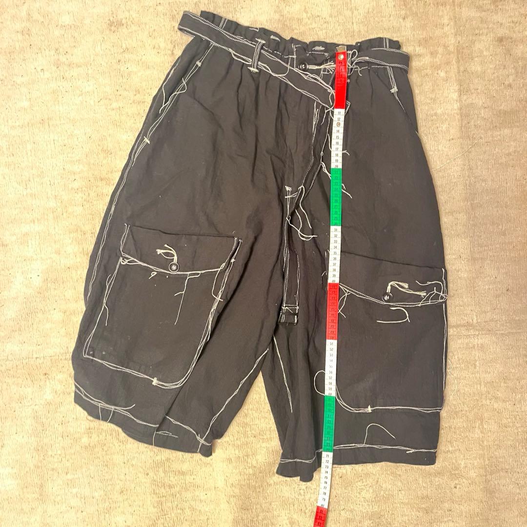 【美品】Y’s ランダムステッチハーフパンツ