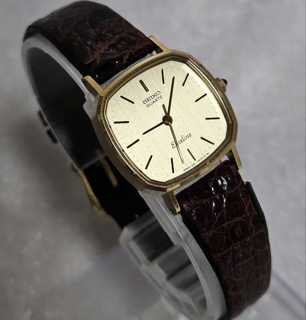 【K10】SEIKO セイコー EXCELINE 腕時計 クラシカル レディース