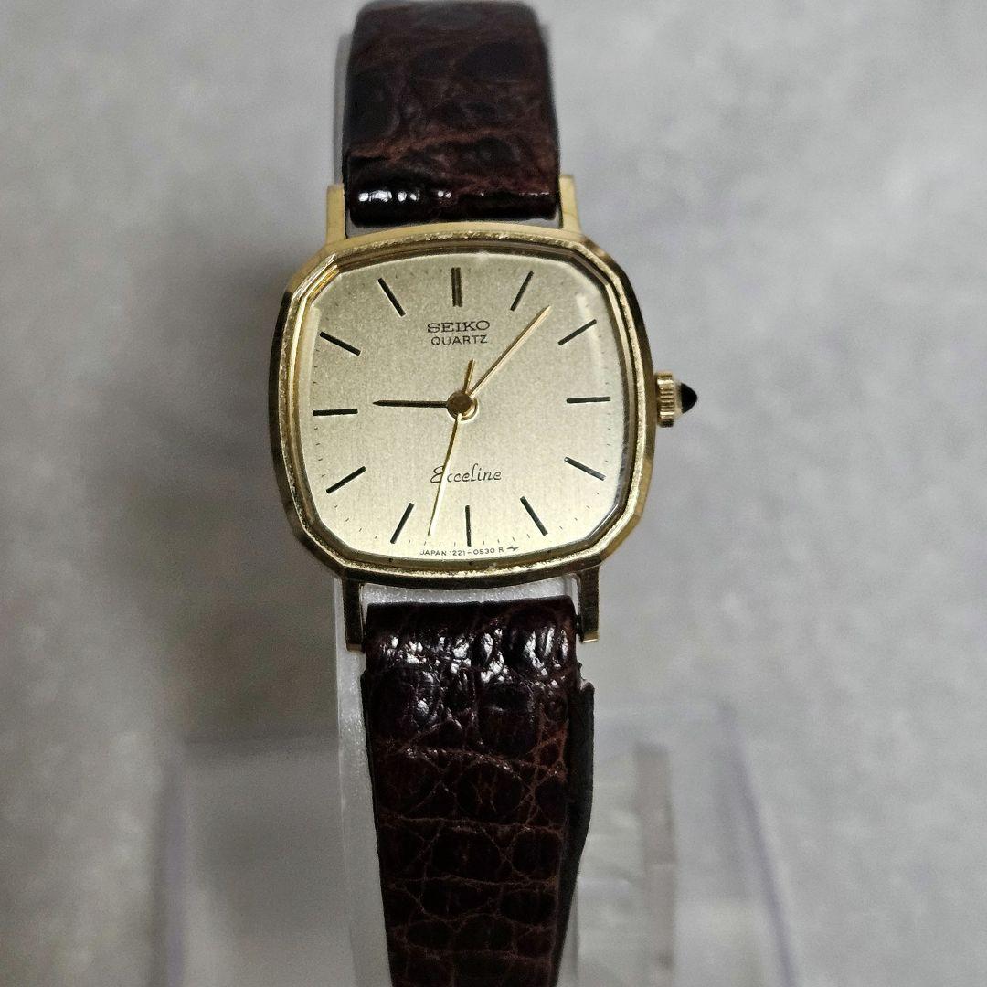 【K10】SEIKO セイコー EXCELINE 腕時計 クラシカル レディース