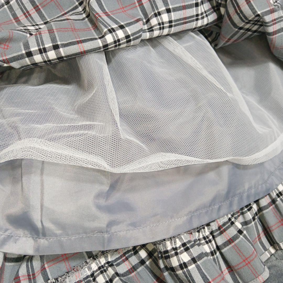 BABY.THE STARS SHINE BRIGHTグレーチェック スカート