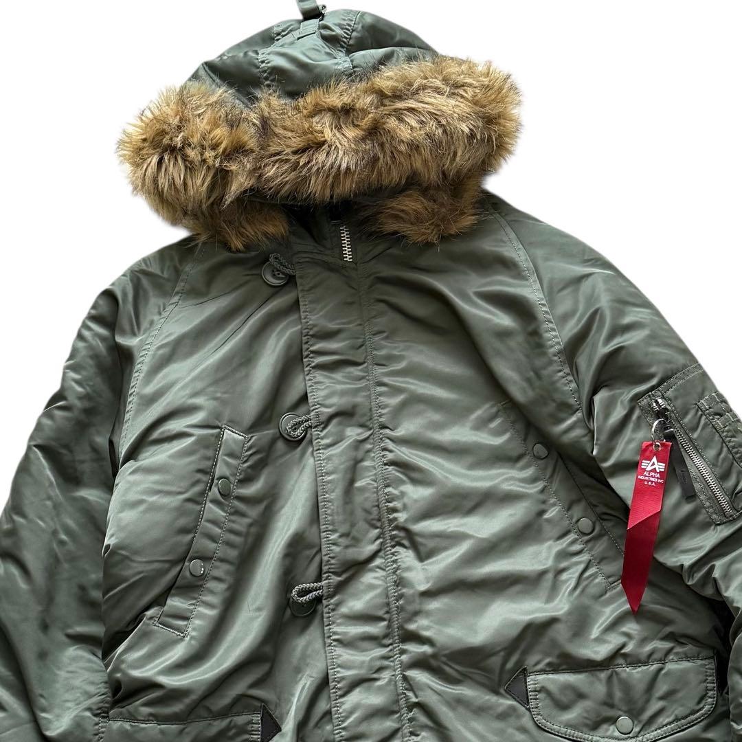 ALPHA INDUSTRIES N-3B フライトジャケット ミリタリー XL