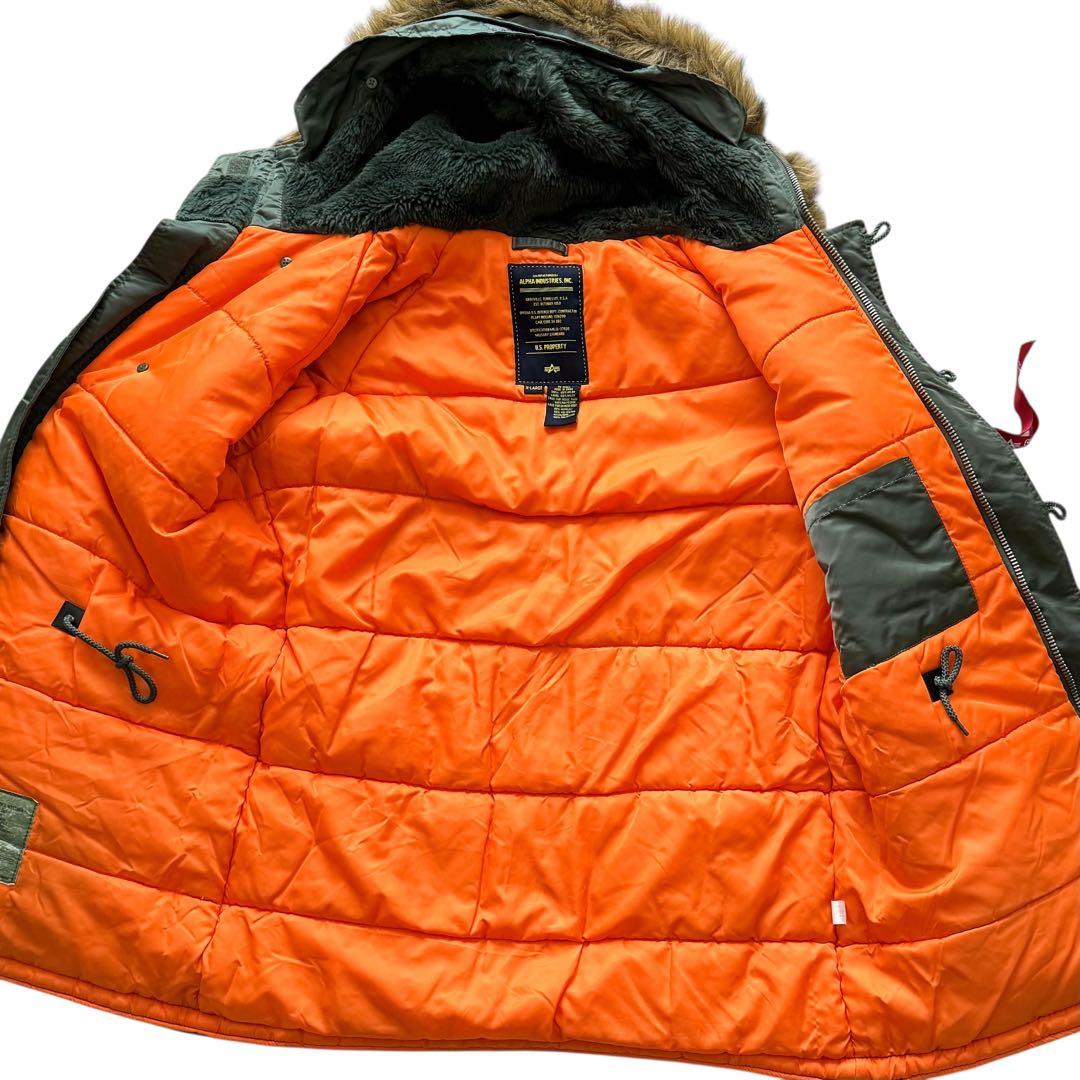 ALPHA INDUSTRIES N-3B フライトジャケット ミリタリー XL